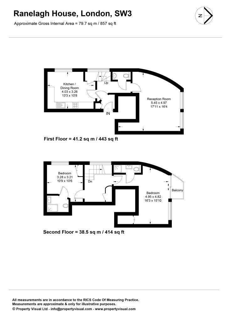 Floor plan – 42 Ranelagh House, SW3-01