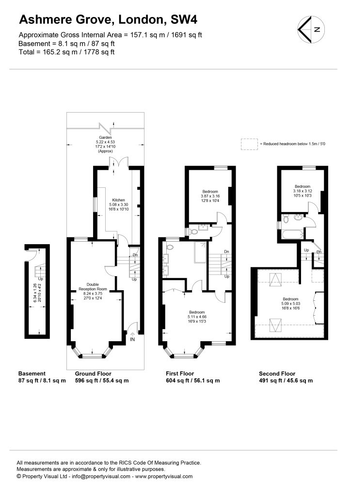 Floor plan – 4 Asmere Grove, SW2