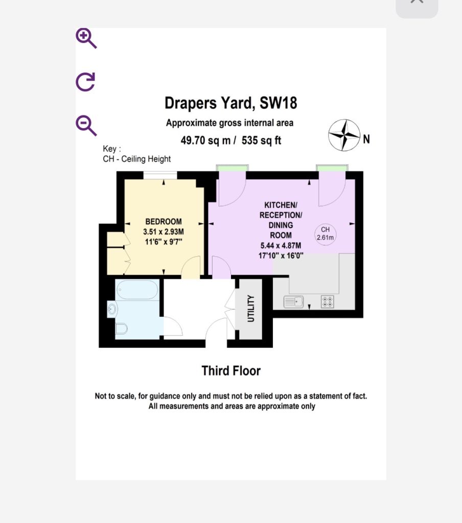 18 Drapers Yard Ram Quarter SW18 – floorplan